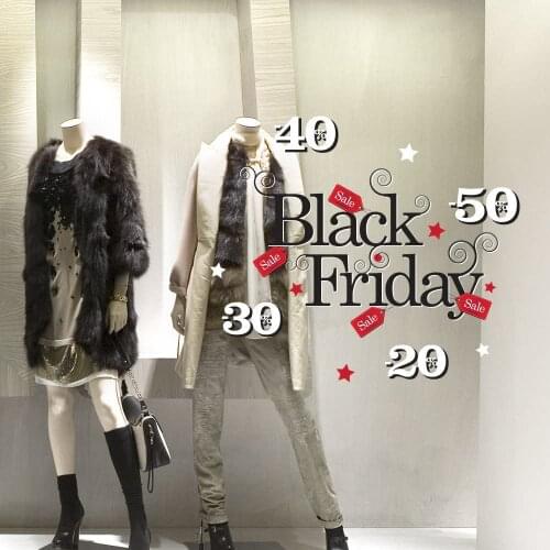 UVBF0005 wall Stickers window sticker-size 60x35 cm-showcases stores for Black Friday, Stickers