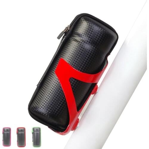 Cycling Bag Road Bike Apply Bottle Cage Glasses Key Repair Tool Kit Capsule Store Bicycle Bottle Carbon fiber Pattern Boxes