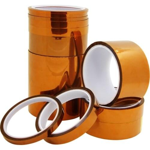 High Temperature Heat BGA Tape Thermal Insulation Tape Polyimide Adhesive Insulating adhesive Tape 3D printing Board protection