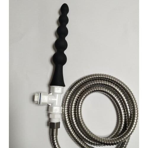 Wetips Silicone Anal Cleaner Enema Shower Anus Cleaner Ducha Clistere Anale Toilet Enemas Lavado Anal Portable Shower Hygienic