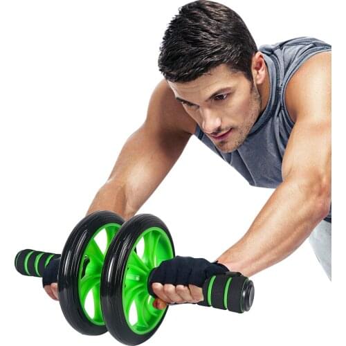 1PCS Abdominal Wheel Abs Workout Ab Wheel Exercise Equipment with Mat Arm Waist Leg Gym Abdominal Muscle Trainer