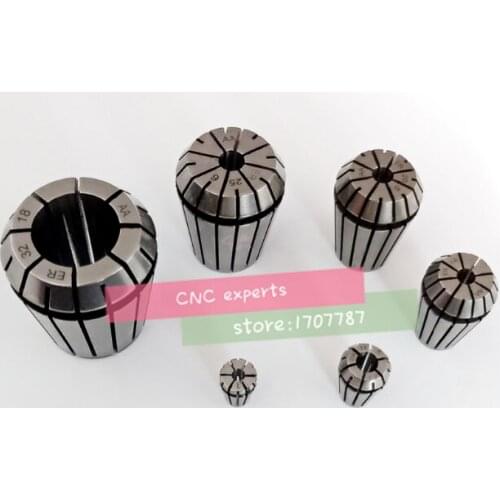 1PCS High Precision AA level ER16 collets 1mm-10mm ER 16 Spring Collet Suitable for ER Collet Chuck Holder 0.008 accuracy