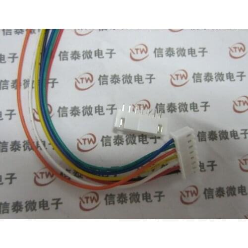 10Sets/Lot XH single head cable / electronic wire / XH2.54-7P single head lines / other end tinned / Long 30CM Wholesale