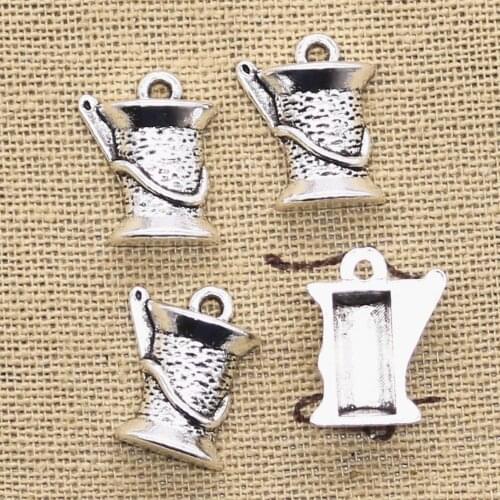 12pcs Charms Line Sewing Regiment 15x12mm Antique Making Pendant fit,Vintage Tibetan Silver color,DIY Handmade Jewelry