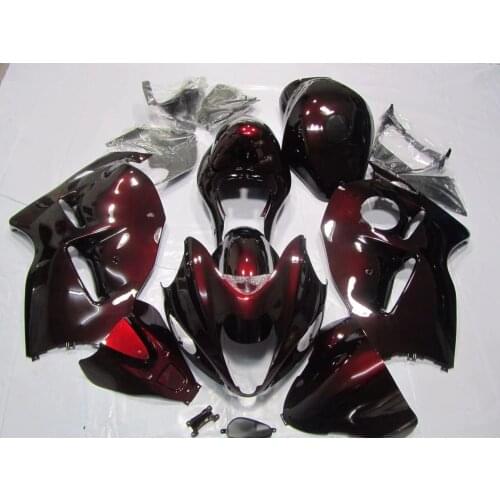 2021 WHSC Motorcycle Accessories Full Plastic Fairing Body Kit For SUZUKI GSXR1300 1997-2007 Candyred