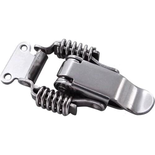 304 Stainless Steel Double Spring Clasp Buckle Latch For Industrial Box