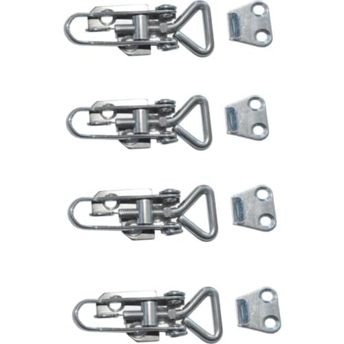 4pcs Boat Locker Hatch Anti-Rattle Latch Fastener Clamp Marine Stainless Steel