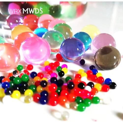 80000pcs/bag Crystal Soil Hydrogel Balls Water Beads Orbiz Growing Gel Polymer 12 colorful Flower/Wedding/Home Decoration