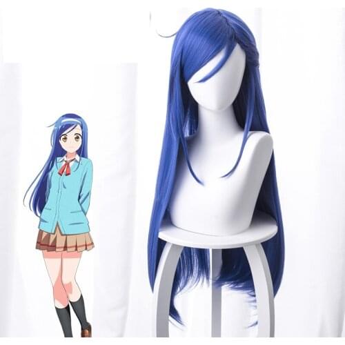 Anime Bokutachi wa Benkyou ga Dekinai Furuhashi Fumino Wig Cosplay Heat Resistant Synthetic Hair Wig+ Wig Cap