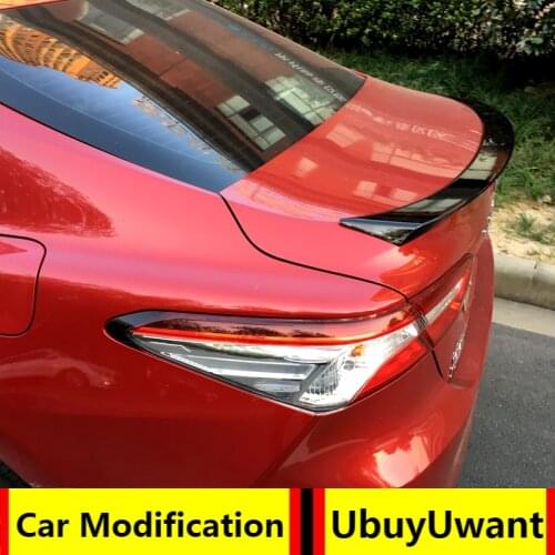 Car Accessories For Toyota Camry 2018 2019 Car Styling Exterior High Quality ABS Plastic painted Primer Rear Wing Spoiler Cover
