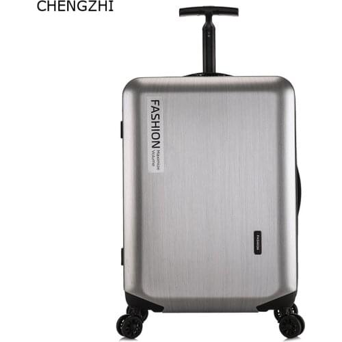 CHENGZHI Popular fashion rolling luggage 20" 22" 24" 26inch men travel suitcase women carry on trolley luggage on wheels