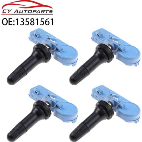 4PCS New Tire Pressure Sensor For 2014-2019 Opel Corsa E Adam Vauxhall Chevrolet 433MHz TPMS Sensor 13581561