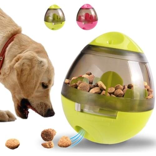 Cute Kawaii Dog Feeding Food Bowl Tumbler Design Safety ABS Pet Dog Souptoys Dog Playing Toys Original Package Pets Supplier