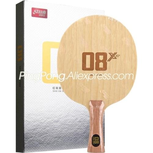 New DHS 08X Table Tennis Blade (Big Head, Defensive Chop Attack) Original DHS 08 X 08-X Chop CARBON Racket Ping Pong Bat Paddle