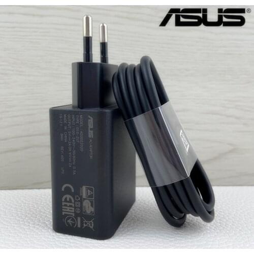 Original Asus 9V/2A Fast Charger EU Quick Charge Usb Type C Cable Adapter for ASUS Zenfone z5 5 6 3/ 3 Ultra/3 Deluxe/4/4 pro