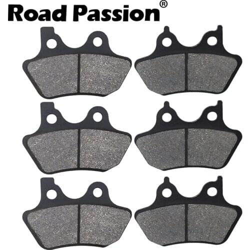 Road Passion Motorcycle Front & Rear Brake Pads For HARLEY VRSCA / VRSCB V-Rod 2002 2003 2004