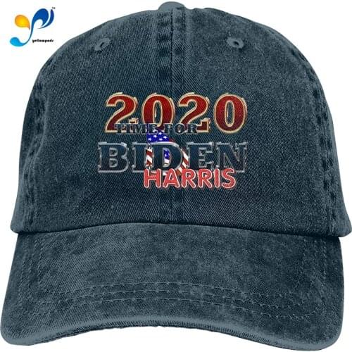 Joe Biden Kamala Harris 2020 Hat Vintage Denim Baseball Caps Cotton Dad Hat Adjustable Sandwich Hat Unisex