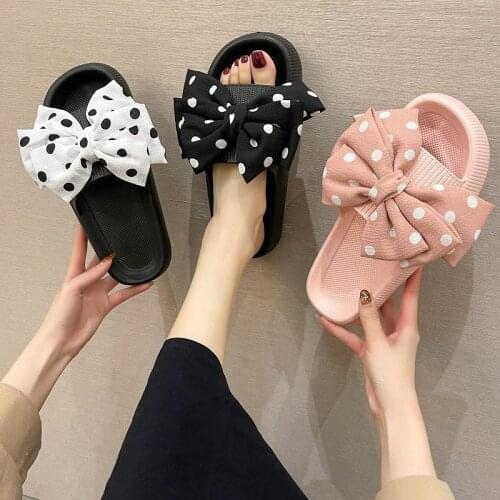 Summer EVA Soft Sole Beach Slide EVA slippers Fashion Thicker Platform Women Slipper Indoor Bathroom Anti-Slip Shoes Home