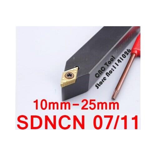 Angle 62.5 SDNCN1010H07 SDNCN1212H07 SDNCN1212H11 SDNCN1616H11 SDNCN2020K11 SDNCN2525M11 The Right/Left CNC Turning tools