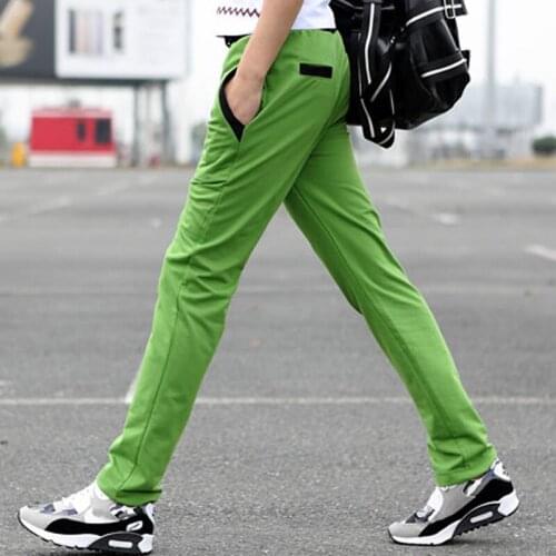 2021 Spring Casual Straight Pants Men Sweatpants Trendy Pencil pants Sports and fitness