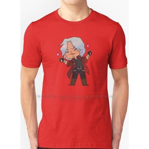 You Can’t Kill Me! T Shirt 100% Pure Cotton Dmc2 Dmc3 Dmc4 Dmc5 Demon Cool Cute Dante Chibi Kawaii