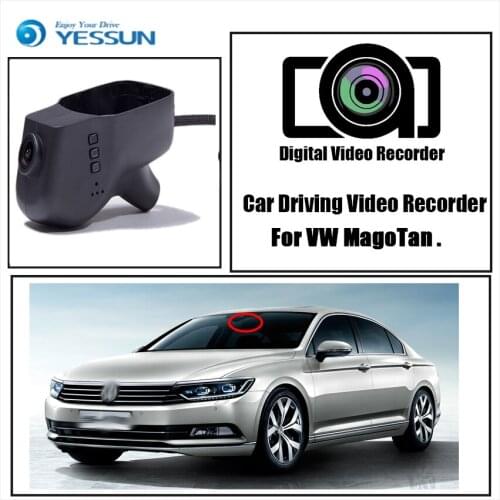 YESSUN for Volkswagen Magotan Car Driving Video Recorder DVR Mini Control APP Wifi Camera Night Vision+high quality CCD
