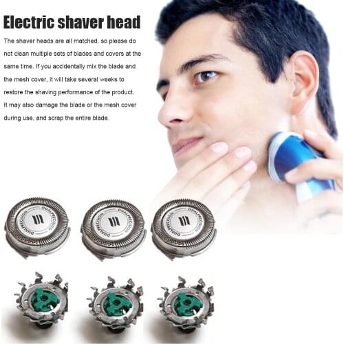 3PCS Shaver Head Electric Razor Blade Shaving Head For RQ11 RQ1150RQ1160RQ1175RQ1180RQ1150X