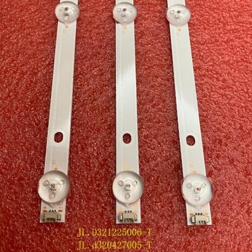 3pcs LED backlight strip For 32” LED TV S412L32H 32L 301C18 HV320WHB-N80 JL.D321225006-T JL.d320427005-T DLED32SLT 3X6