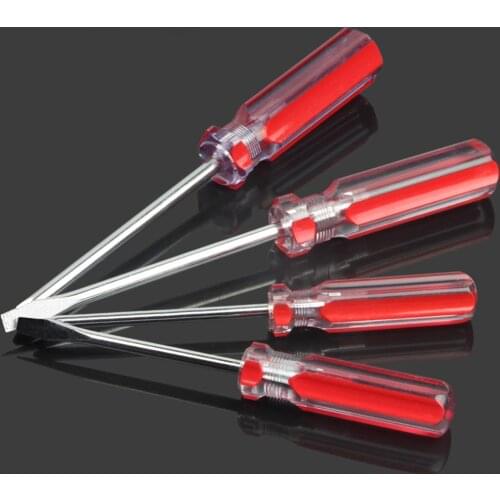 4/5Pcs Clear Screwdriver Household Strong Magnetic Phillips & Slotted Crystal Transparent Mini Screwdriver Repair Tool