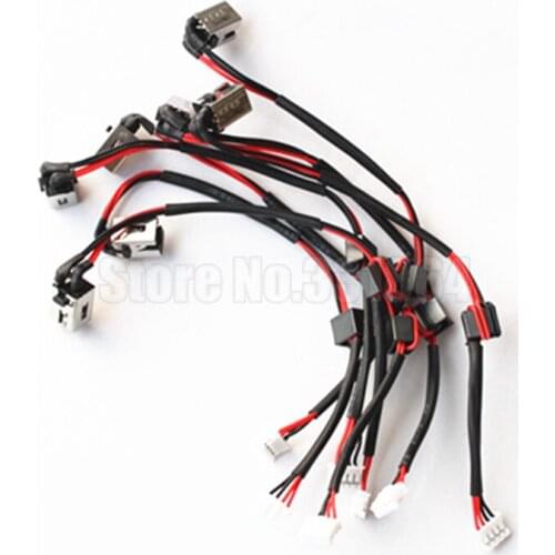 5-10pieces DC Power Port Jack Socket Cable Wire for Lenovo IdeaPad P400 P500 Z400 Z500 Z500-5931 Z500-593124U P500-59RF0015