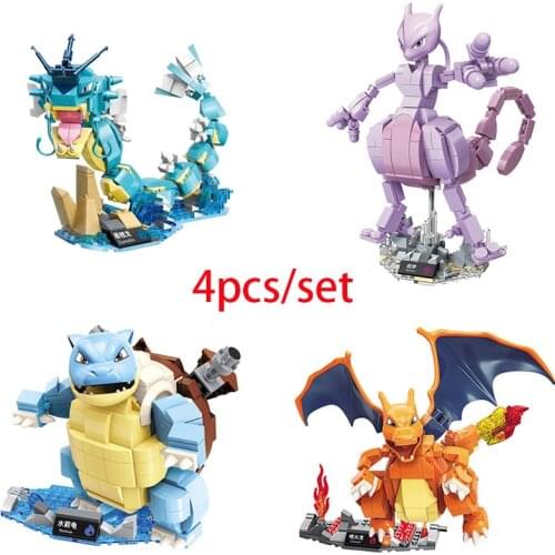 Anime Pokemon Pokémon upgrade Charizard Venusaur Blastoise Pikachu Poke Elf Dolls Pocket Monsters Detective childrens toy gifts