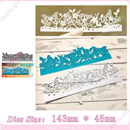 Butterflies and flowers lace Metal Cutting Dies for diy Scrapbooking Photo Album Decorative Embossing PaperCard Crafts Die2020