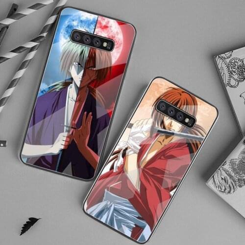 Anime Rurouni Kenshin Phone Case Tempered Glass For Samsung S20 Plus S7 S8 S9 S10 Plus Note 8 9 10 Plus