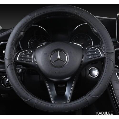KADULEE Microfiber Leather Car Steering Wheel Cover For Luxgen U7 U5 U6 M7 V7 S5 S6