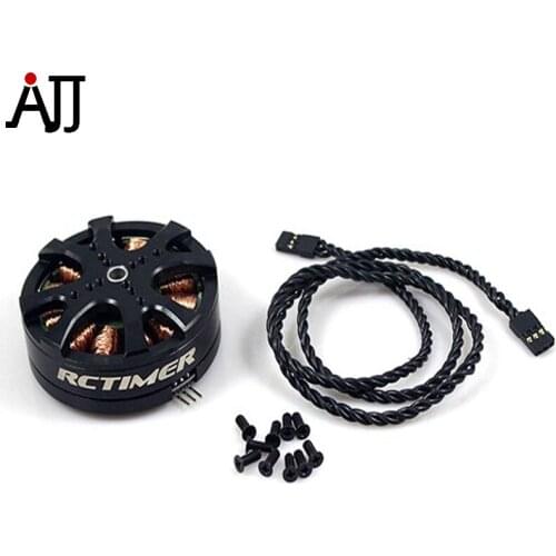 Rctimer 12N14P 5208 200T Gimbal Brushless Motor Hollow Shaft 0.24mm 17.2ohms GBM5208-200T
