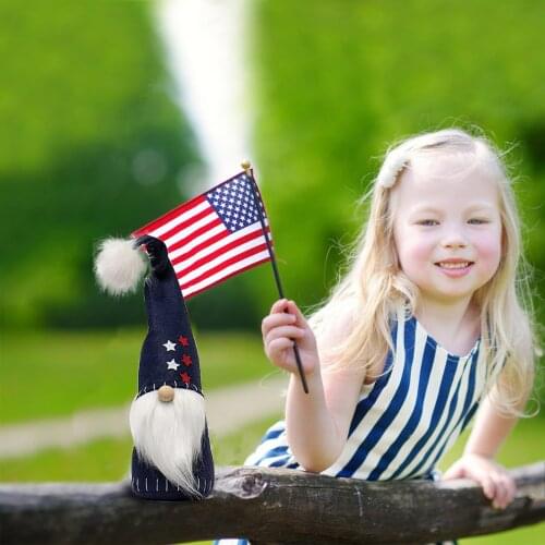 Kawaii stuffed animals toy Independence Day Long Legs Long Hat Dwarf Doll toy Home Desktop Decoration Decoration toy