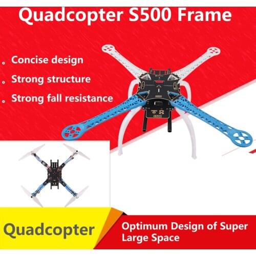 FPV S500 SK500 PCB Glass Fiber Upgrade F450 F550 Quadcopter Frame Kit with Landing Gear FPV Racing RC Drone