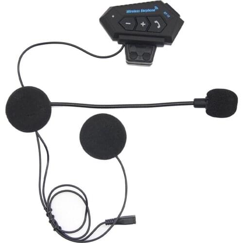 Motorcycle Helmet Wireless Bluetooth Headset Hands-free Phone Call Walkie-talkie Music Player Headset