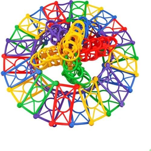 Kindergarten Desktop Inserted Building Blocks Weaving baskets Early Childhood Educational Toys