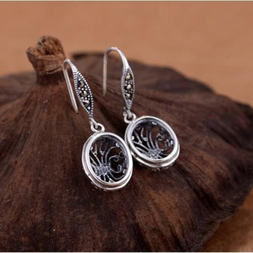 Earring Settings (9x11mm Oval Blank) Thai Sterling Silver Rhinestone Earring Component for Oval Cabochons E032B