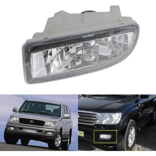 ANGRONG For Toyota Land Cruiser Amazon 98-07 Front Fog Light Day Runing Lamp Left Near Side N/S No Bulb