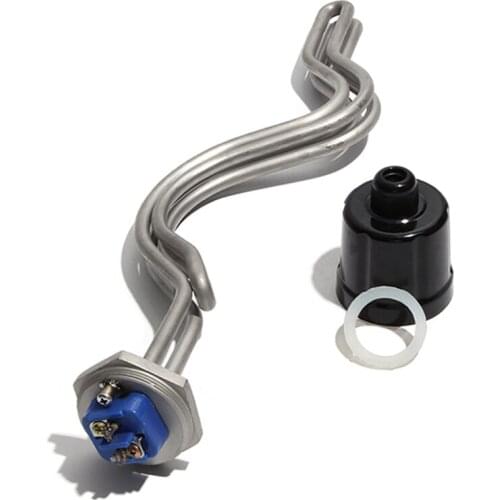 1 Inch BSP/DN25 Immersion Water Heater with Grounding Screw 240V 4.5KW/5.5KW/6.5KW 304SUS Heating Element for Brewage Equipment