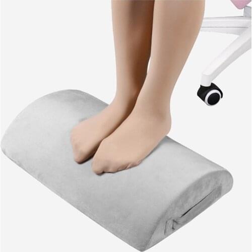 Semi-circular Memory Foam foot leg pillow Office rest Body foot pad Half Moon Bolster Rest Cushion Home Accessory Yoga Sleeping