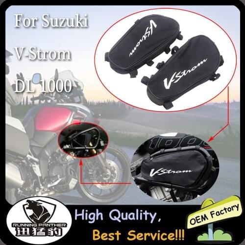 Frame Crash Bars Waterproof Bag Repair Tool Placement Bag For SUZUKI V-STROM 1000 DL1000 DL 1000 2013+up Motorcycle Accessories