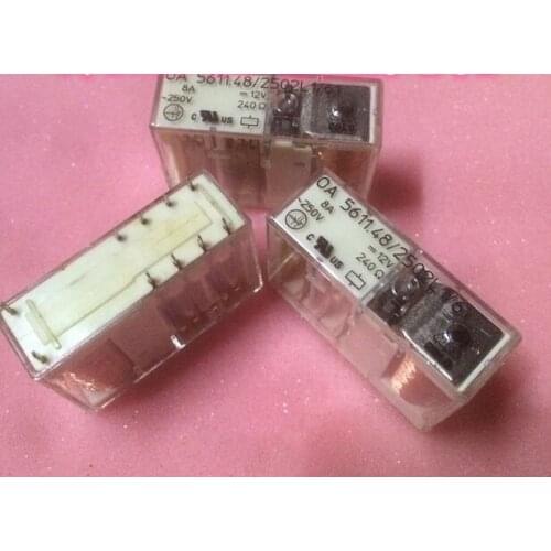 Relay OA 5611.48/2502L1/61 12VDC OA5611.48/2502L1/61 OA-5611.48/2502L1/61 OA5611482502L161 12VDC DC12V 12V DIP10 1pcs/lot