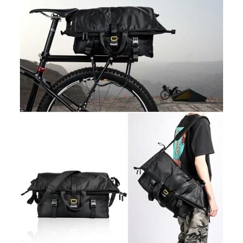Rhinowalk 25L Multifunction Bicycle Bags Cycling Working Trip Travel Bag Portable MTB Road Bike Saddle Bag Shoulder Bag Handbag