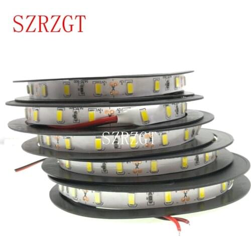Led strip light 5630 5730 12v 5m NO/ Waterproof stripe flexible diode tape 300led cold white warm white 3000k 4000K 6500k