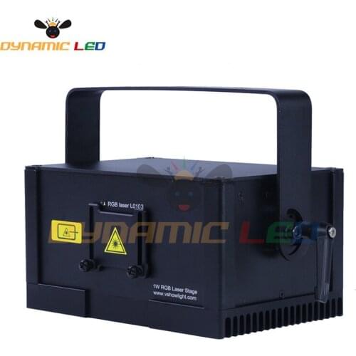 1W RGB Animation Laser Stage Light Programmable Laser Projector DMX Control Disco Laser dj