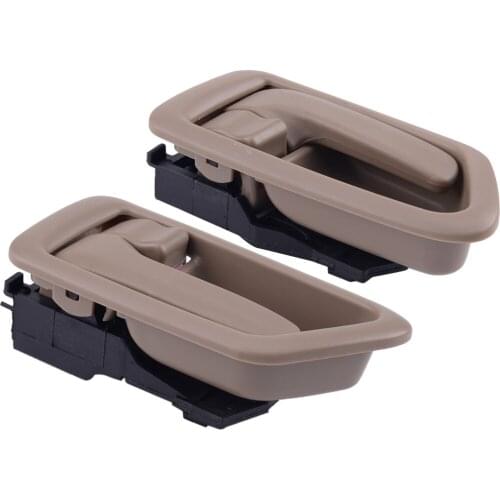 2pcs 692783-3020 Car Left Right Inside Interior Door Handle Beige 692773-3020 Fit for Toyota Camry 1997 1998 1999 2000 2001