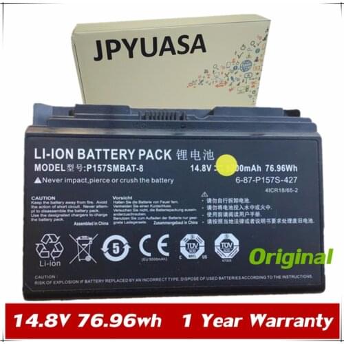 7XINbox 14.8V 76.96wh P157SMBAT-8 Laptop Battery For CLEVO Terransforce P157S P157SM P177SM-A K780S-i7 K780E 6-87-P157S-4271